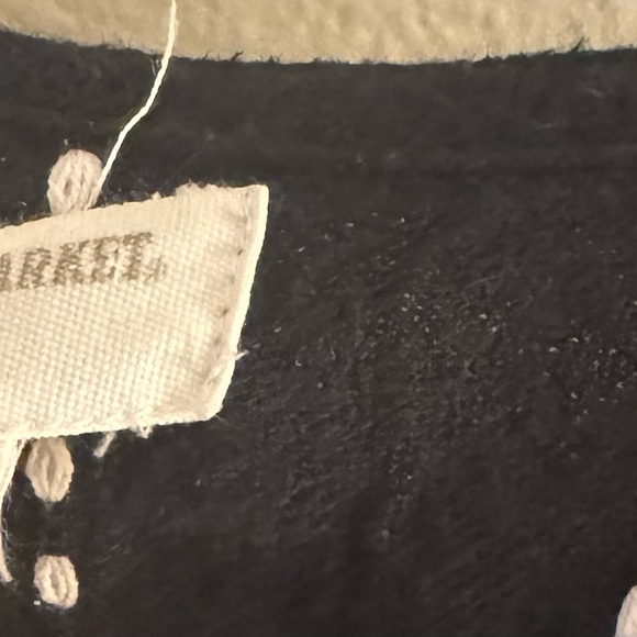 World market Black and White Striped Jumpsuit - Picture 2 of 6